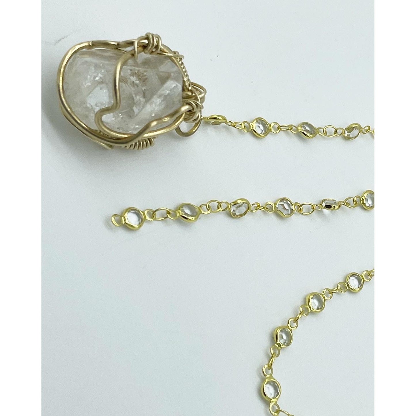 Divine Insight (Apophyllite) Earcuff/ NoseCuff - Organicmansion.com