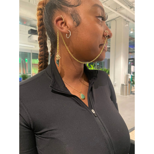 Ocean Calm Ear-cuff/ Nose Cuff